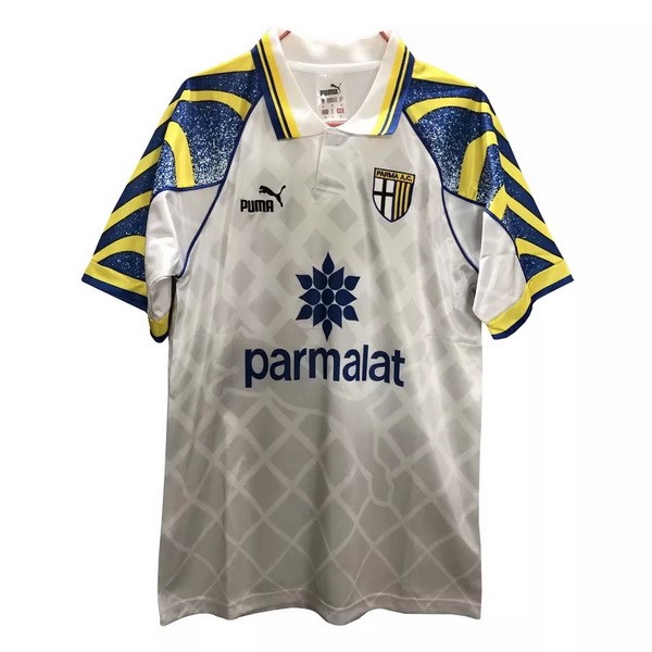 Heimtrikot Thailand Parma Retro 1995 1997 Weiß Günstige Fußballtrikots